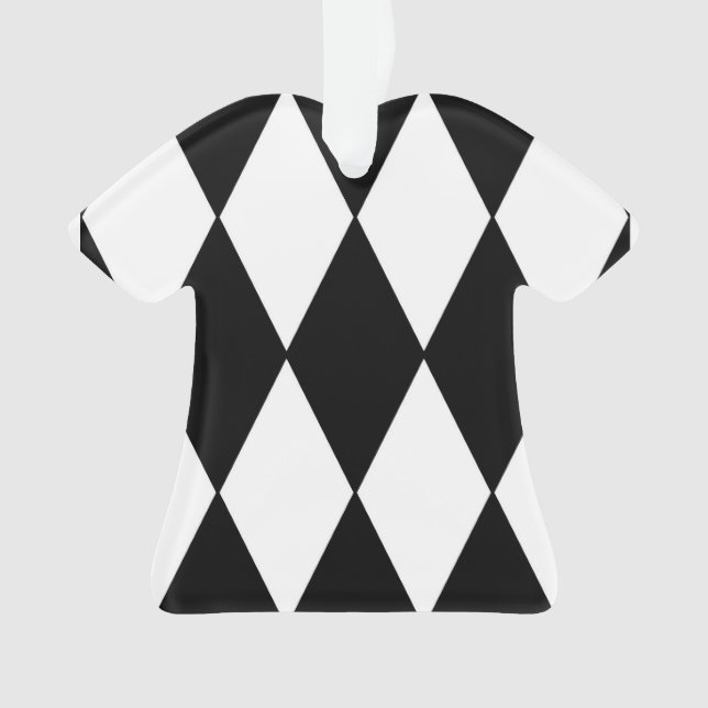 Harlequin schwarz-weiß ornament (Vorderseite)