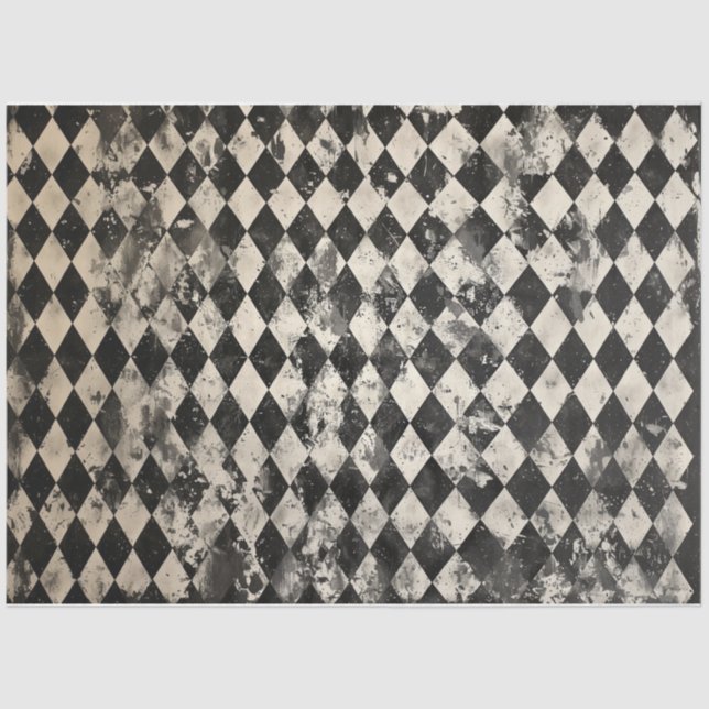 Harlequin Seidenpapier (Vorderseite)