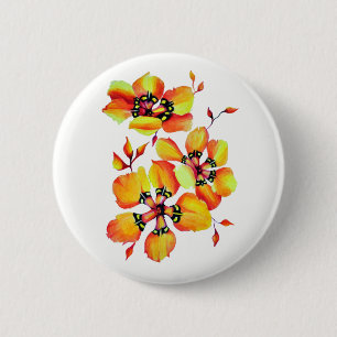 Harlequin Sparaxtricolor Blume Button