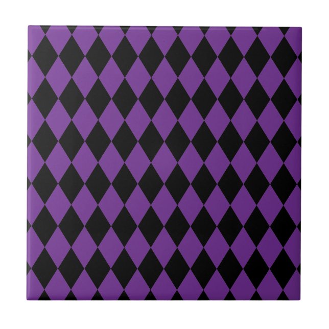 Harlequin Trauben und Schwarz Fliese (Vorderseite)