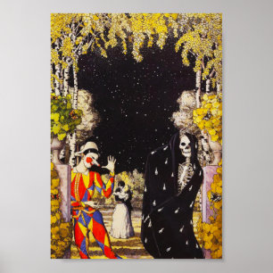 Harlequin und Death Poster