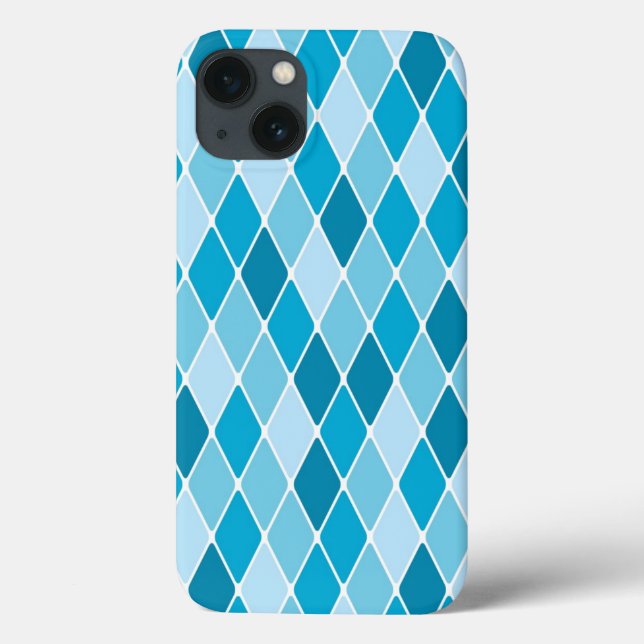 Harlequin-Wintermuster Case-Mate iPhone Hülle (Rückseite)