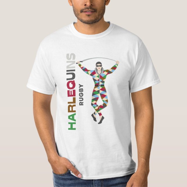 Harlequins rugby T-Shirt (Vorderseite)