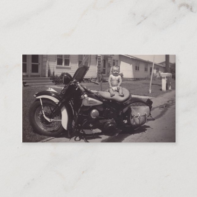Harley Baby Visitenkarte (Vorderseite)