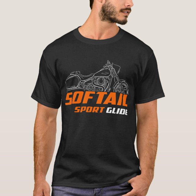 Harley-Davidson FLSB Sport Glide Softail 2018-2024 T-Shirt (Vorderseite)