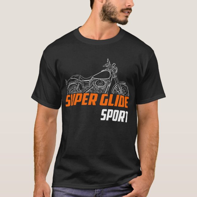 Harley-Davidson FXDX und FXDXI Super Glide Sport T-Shirt (Vorderseite)