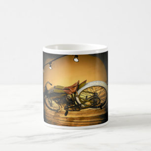 Harley Fahrrad Vintage Kaffeetasse