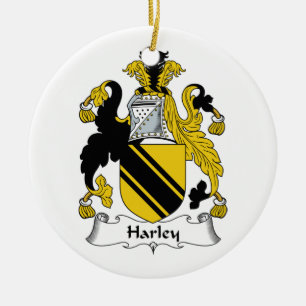 Harley Familienwappen Keramik Ornament