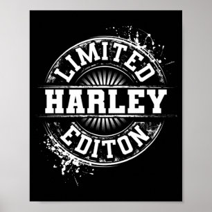 Harley Lügen Edition Lustiger Persönlicher Name Wi Poster