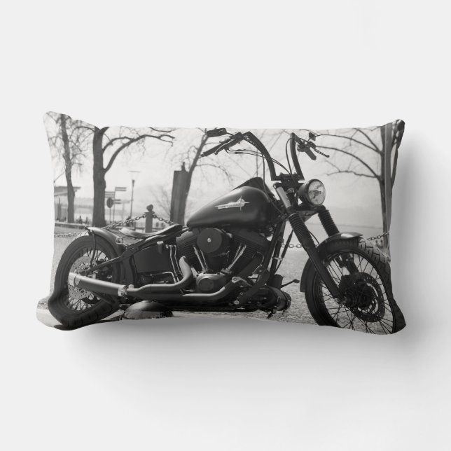 Harley MakroDavidson Motorrad-Klassiker Lendenkissen (Vorderseite)