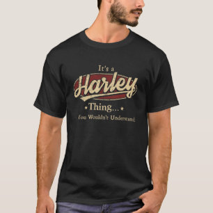HARLEY Nachname T Shirt, HARLEY Familienname Wappe T-Shirt
