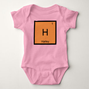 Harley Name Chemie Element Periodensystem Baby Strampler