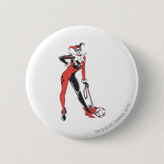 Harley Quinn 2 Button (Vorderseite)