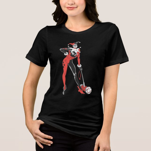 Harley Quinn 2 Tri-Blend Shirt (Vorderseite)