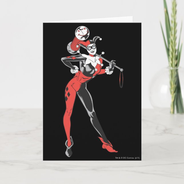 Harley Quinn 4 Karte (Vorderseite)