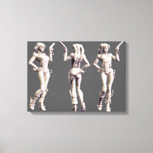 Harley Quinn Alternative 2 Leinwanddruck