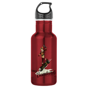 Harley Quinn BombenPinup Edelstahlflasche
