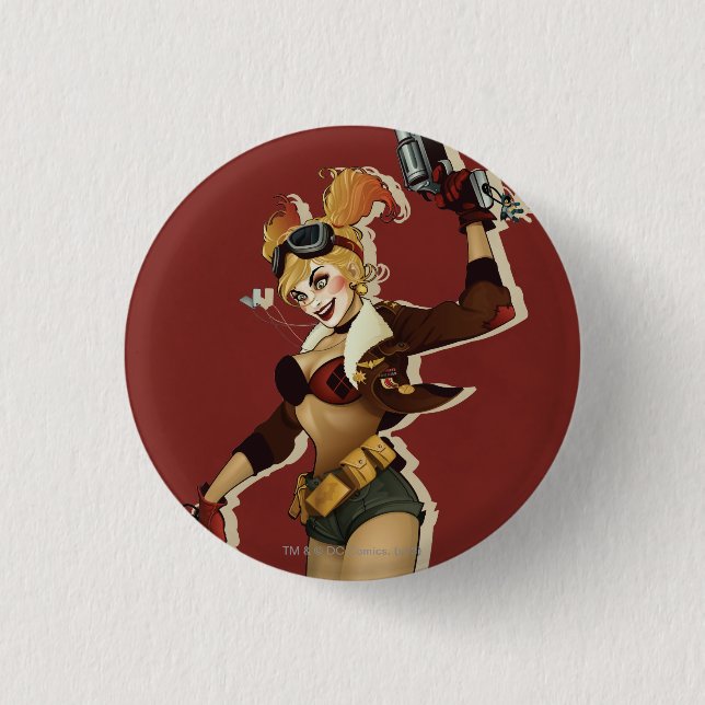 Harley Quinn Bombshells Pinup Button (Vorderseite)