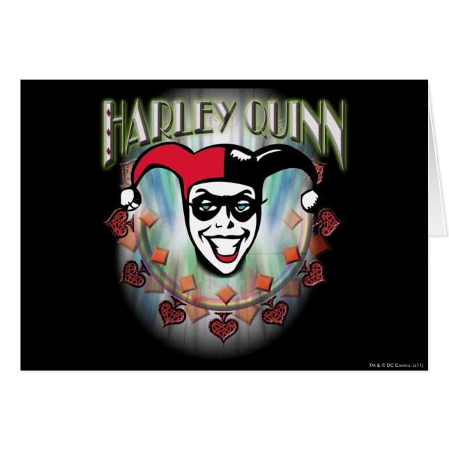 Harley Quinn - Face et logo (Devant horizontal)