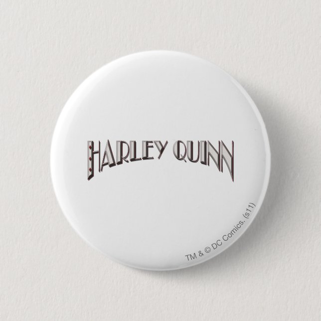 Harley Quinn - Logo Button (Vorderseite)