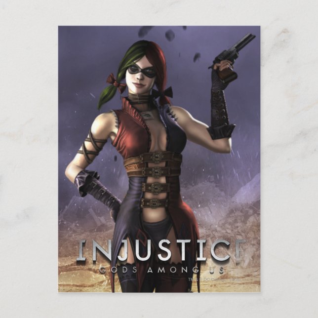 Harley Quinn Postkarte (Vorderseite)