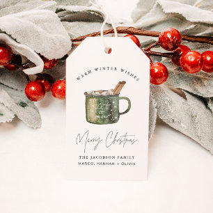 HARLOW Cosy Hot Cococoa Weihnachtsfamilie Geschenkanhänger