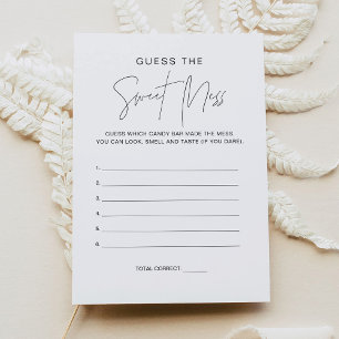 HARLOW devine la carte de jeu Sweet Mess