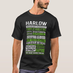 Harlow Girl Name Definition T-Shirt