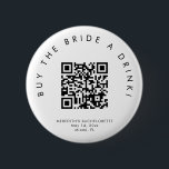 HARLOW modern kaufen die Braut ein Getränk-Taste B Button<br><div class="desc">Das ist ein moderner Minimalist kaufen die Braut einen Junggeselinnen-Abschied-Knopf. Laden Sie den Venmo QR-Code der Braut hoch,  um das Party zu starten! Editieren Sie alle Texte,  Schriftart und Farben auf diesem super festlichen Girl's Weekend Button,  um Ihren persönlichen Stil   Gefühl zu passen.</div>