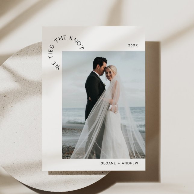 HARLOW Wedding Elopement Wir tippen die Knoten Ank Einladung (Von Creator hochgeladen)