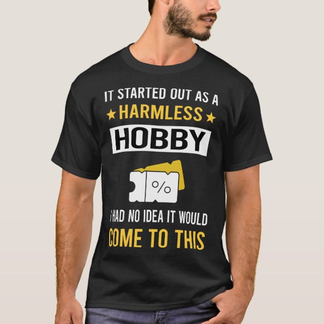 Harmless Hobby Couponing Coupons Couponer Couponer T-Shirt (Vorderseite)