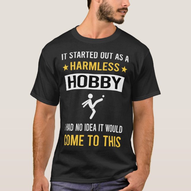 Harmless Hobby Footbag Hacky Sack Sacker T-Shirt (Vorderseite)