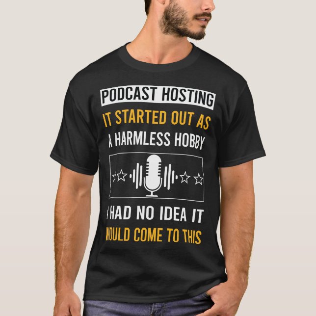 Harmless-Hobby-Podcast-Hosting T-Shirt (Vorderseite)