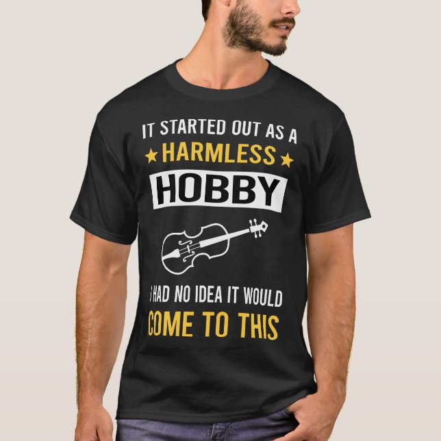 Harmloser Hobby-Cellist T-Shirt (Vorderseite)