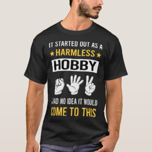 Harmloses Hobby Schere, Stein, Papier T-Shirt