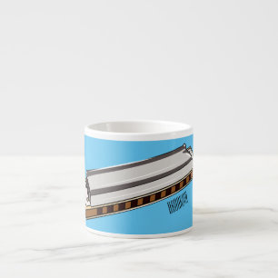 Harmonica Cartoon Illustration Espressotasse