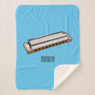 Harmonica Cartoon Illustration Sherpadecke