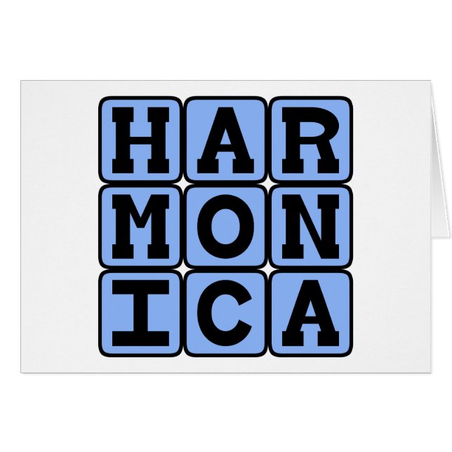 Harmonica, Instrument de musique (Devant horizontal)