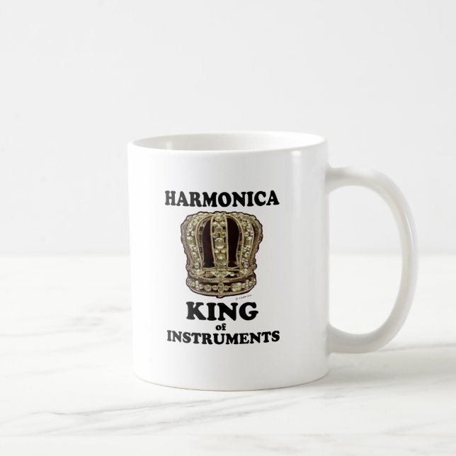 Harmonica King of Instruments Kaffeetasse (Rechts)