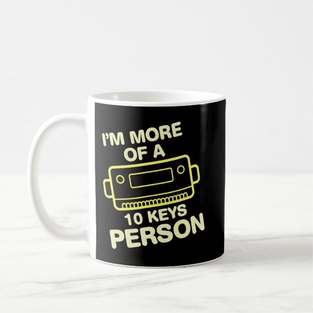 Harmonica Lover Retro Funny Wordplay Harmonicists Kaffeetasse (Links)