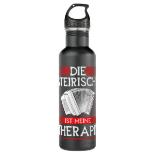 Harmonica Lover Steirische Therapie Steirische Har Edelstahlflasche