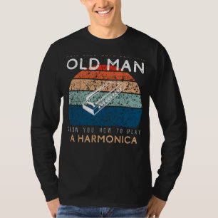 Harmonica Maestro: Lass diesen alten Mann dich weg T-Shirt