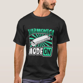 Harmonica-Modus Ein Harmonica-Spieler T-Shirt