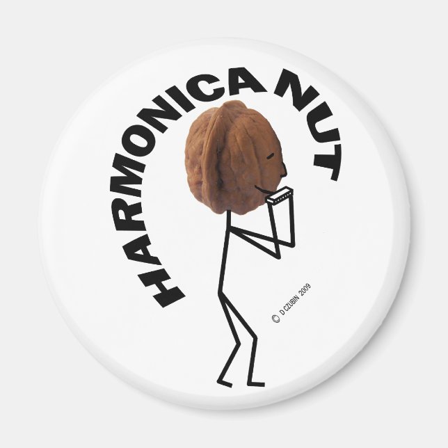 Harmonica Nut Magnet (Vorne)