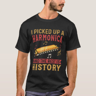 Harmonica Player Harmonica Instrument Harmonica T-Shirt