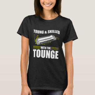 Harmonica Playing für Harmonica Player Harmonica T T-Shirt