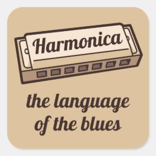 Harmonica Sticker