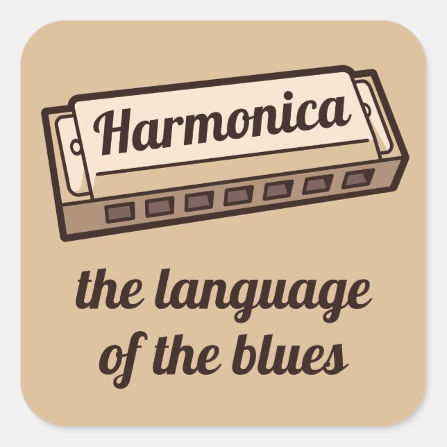 Harmonica Sticker (Vorderseite)