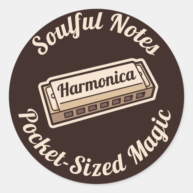Harmonica Sticker (Vorderseite)