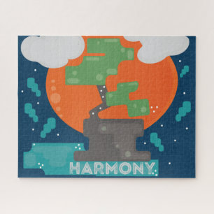 Harmonie-Bonsai-Baum Pixel-Spieler